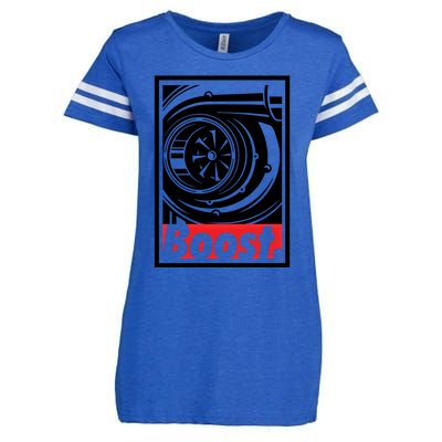 Turbo Boost Gift For Racing And Drift Car Lovers Gift Enza Ladies Jersey Football T-Shirt