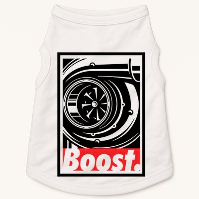 Turbo Boost Gift For Racing And Drift Car Lovers Gift Doggie Tank