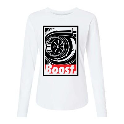 Turbo Boost Gift For Racing And Drift Car Lovers Gift Womens Cotton Relaxed Long Sleeve T-Shirt