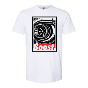 Turbo Boost Gift For Racing And Drift Car Lovers Gift Softstyle CVC T-Shirt