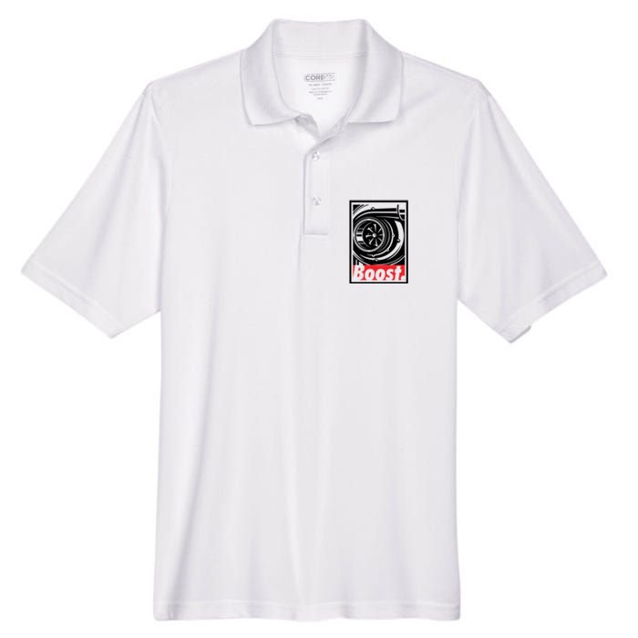 Turbo Boost Gift For Racing And Drift Car Lovers Gift Men's Origin Performance Pique Polo