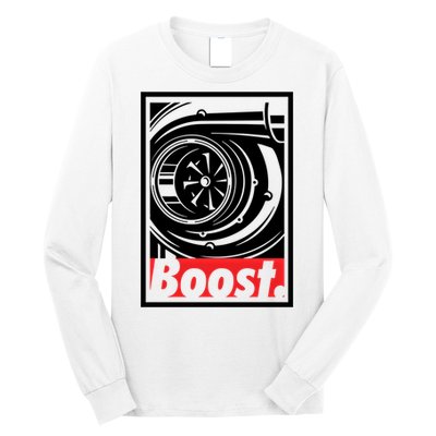 Turbo Boost Gift For Racing And Drift Car Lovers Gift Long Sleeve Shirt