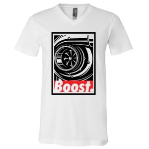 Turbo Boost Gift For Racing And Drift Car Lovers Gift V-Neck T-Shirt