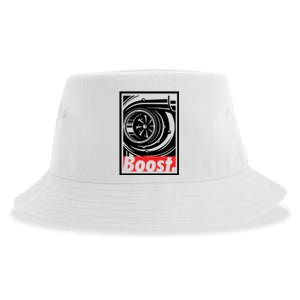 Turbo Boost Gift For Racing And Drift Car Lovers Gift Sustainable Bucket Hat