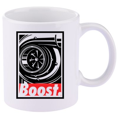 Turbo Boost Gift For Racing And Drift Car Lovers Gift 11oz C Handle Ceramic Mug
