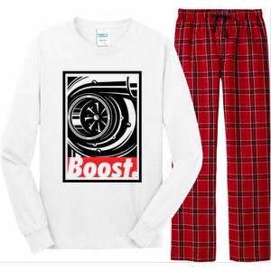 Turbo Boost Gift For Racing And Drift Car Lovers Gift Long Sleeve Pajama Set