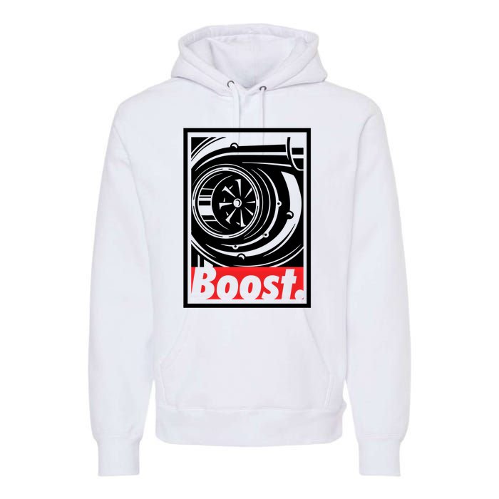 Turbo Boost Gift For Racing And Drift Car Lovers Gift Premium Hoodie