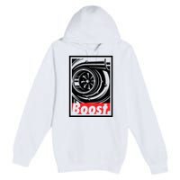 Turbo Boost Gift For Racing And Drift Car Lovers Gift Premium Pullover Hoodie