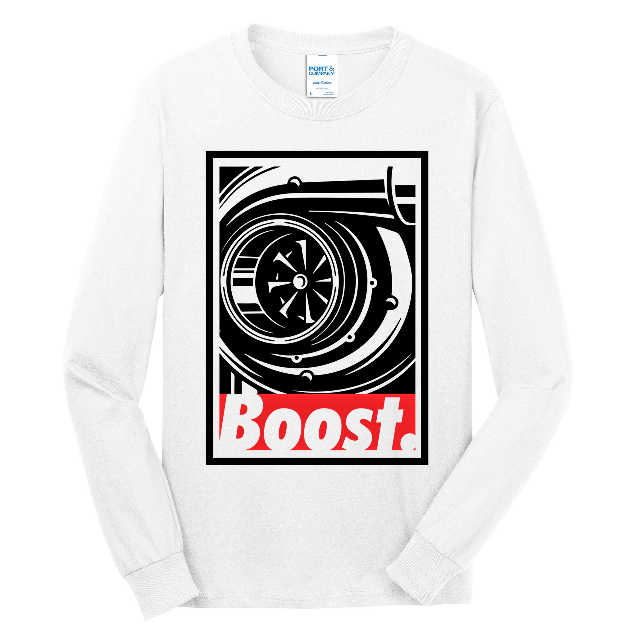 Turbo Boost Gift For Racing And Drift Car Lovers Gift Tall Long Sleeve T-Shirt