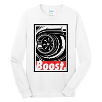 Turbo Boost Gift For Racing And Drift Car Lovers Gift Tall Long Sleeve T-Shirt