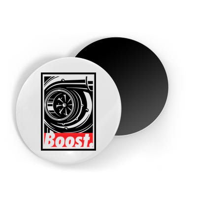 Turbo Boost Gift For Racing And Drift Car Lovers Gift Magnet