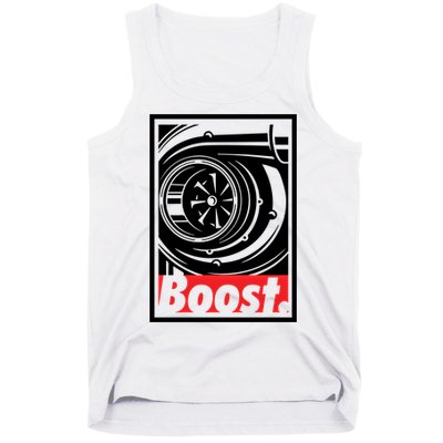 Turbo Boost Gift For Racing And Drift Car Lovers Gift Tank Top