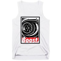 Turbo Boost Gift For Racing And Drift Car Lovers Gift Tank Top