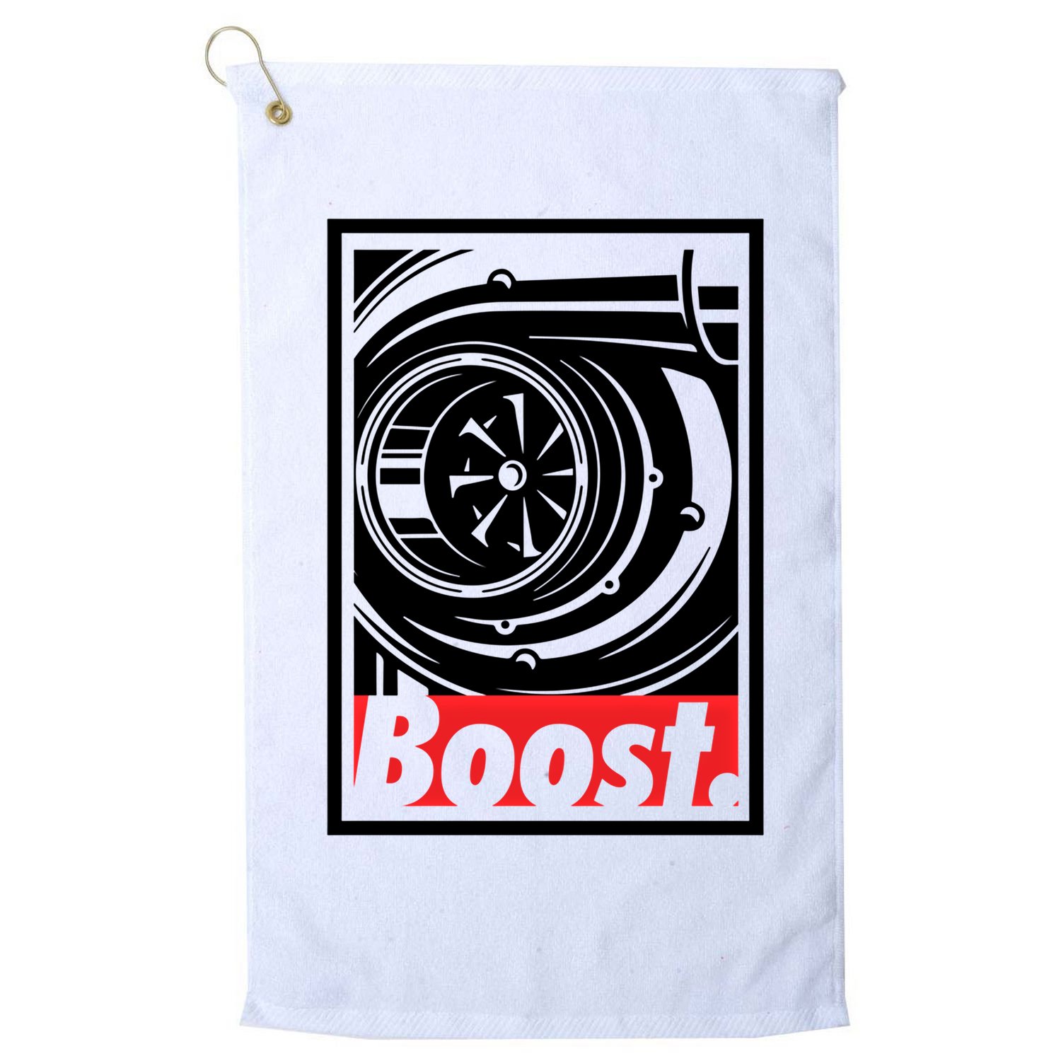 Turbo Boost Gift For Racing And Drift Car Lovers Gift Golf Towel