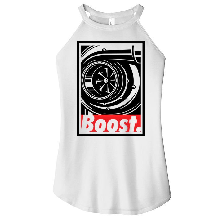 Turbo Boost Gift For Racing And Drift Car Lovers Gift Women's Perfect Tri Rocker Tank