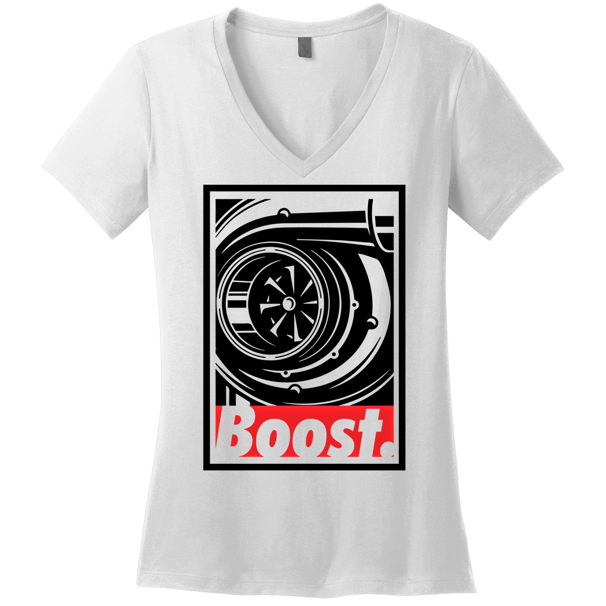 Turbo Boost Gift For Racing And Drift Car Lovers Gift Women's V-Neck T-Shirt