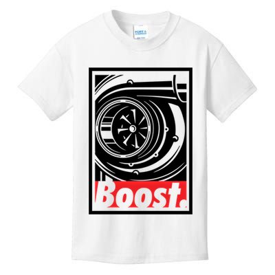 Turbo Boost Gift For Racing And Drift Car Lovers Gift Kids T-Shirt