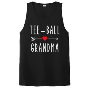 Tee Ball Grandma Funny Gift For Ball Grandma Mothers Day PosiCharge Competitor Tank