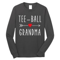 Tee Ball Grandma Funny Gift For Ball Grandma Mothers Day Long Sleeve Shirt