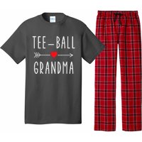 Tee Ball Grandma Funny Gift For Ball Grandma Mothers Day Pajama Set