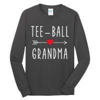 Tee Ball Grandma Funny Gift For Ball Grandma Mothers Day Tall Long Sleeve T-Shirt