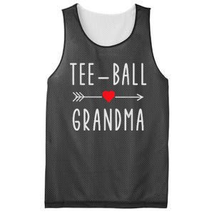 Tee Ball Grandma Funny Gift For Ball Grandma Mothers Day Mesh Reversible Basketball Jersey Tank