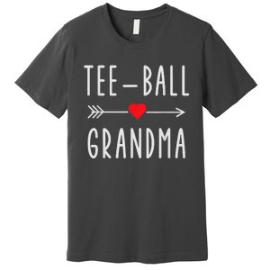 Tee Ball Grandma Funny Gift For Ball Grandma Mothers Day Premium T-Shirt