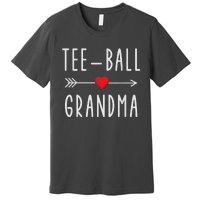 Tee Ball Grandma Funny Gift For Ball Grandma Mothers Day Premium T-Shirt