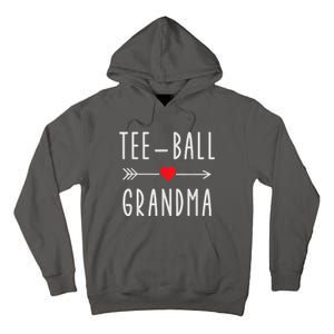 Tee Ball Grandma Funny Gift For Ball Grandma Mothers Day Tall Hoodie