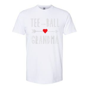 Tee Ball Grandma Funny Gift For Ball Grandma Mothers Day Softstyle CVC T-Shirt