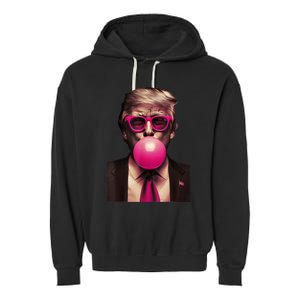 Trump Bubble Gum Garment-Dyed Fleece Hoodie