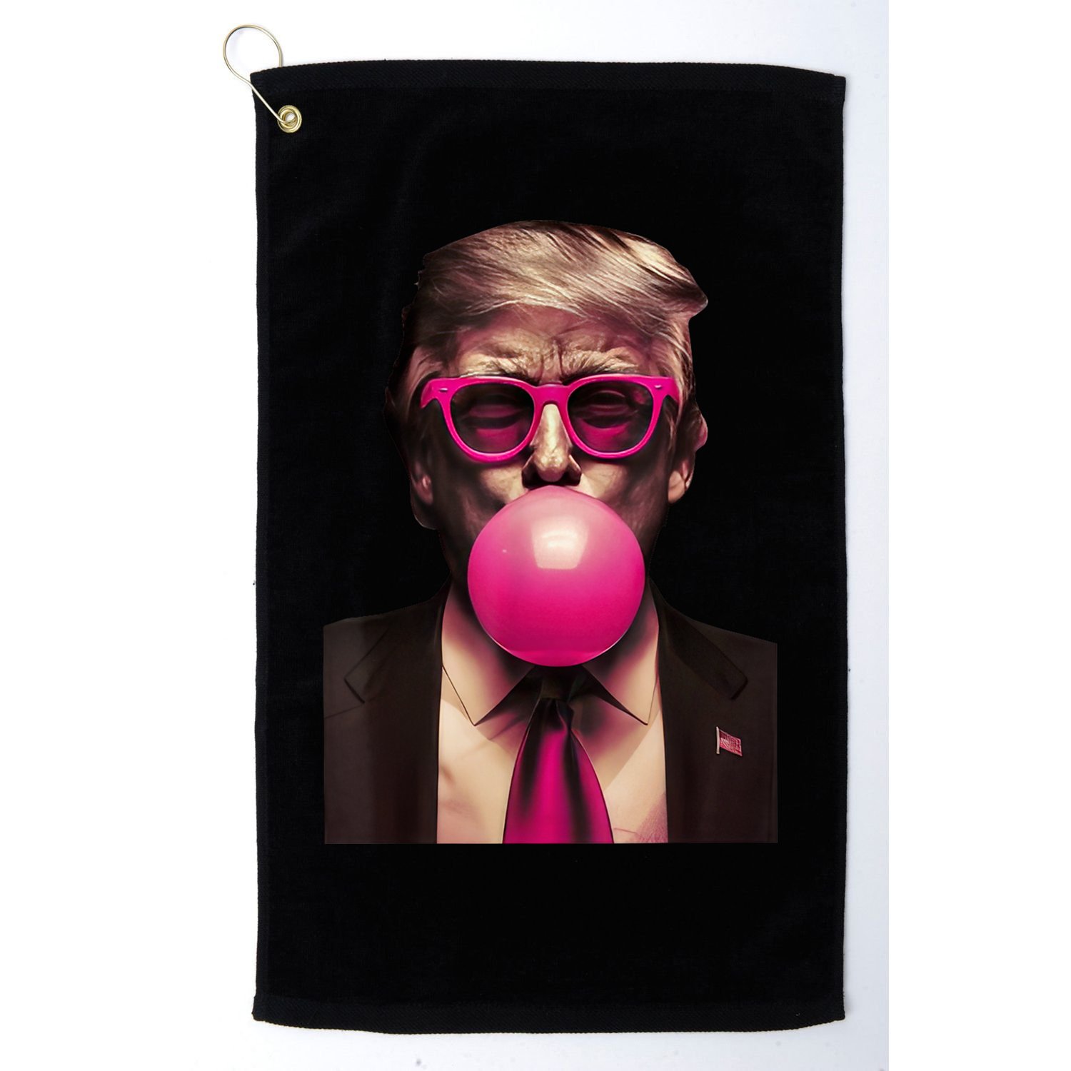Trump Bubble Gum Golf Towel