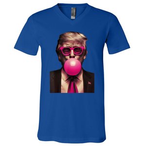 Trump Bubble Gum V-Neck T-Shirt