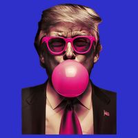 Trump Bubble Gum Zip Tote Bag