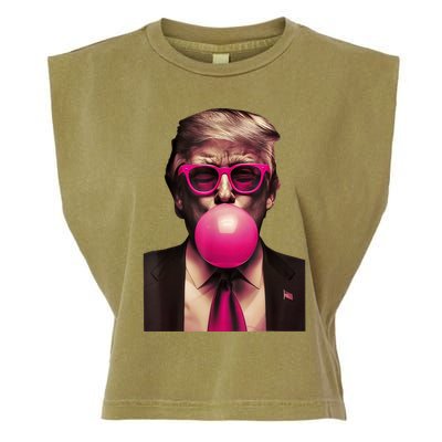 Trump Bubble Gum Garment-Dyed Women's Muscle Tee