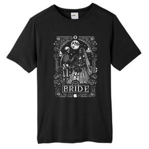 The Bride Gothic Wedding Wife Fiancee Engaged Couple Tall Fusion ChromaSoft Performance T-Shirt