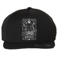 The Bride Gothic Wedding Wife Fiancee Engaged Couple Wool Snapback Cap