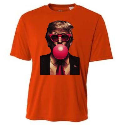 Trump Bubble Gum Fun And Bold Design Cooling Performance Crew T-Shirt