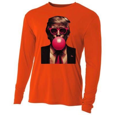 Trump Bubble Gum Fun And Bold Design Cooling Performance Long Sleeve Crew