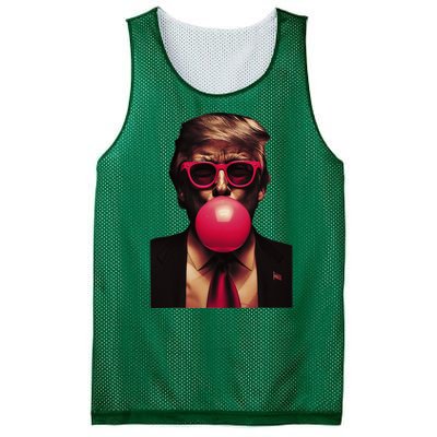 Trump Bubble Gum Fun And Bold Design Mesh Reversible Basketball Jersey Tank