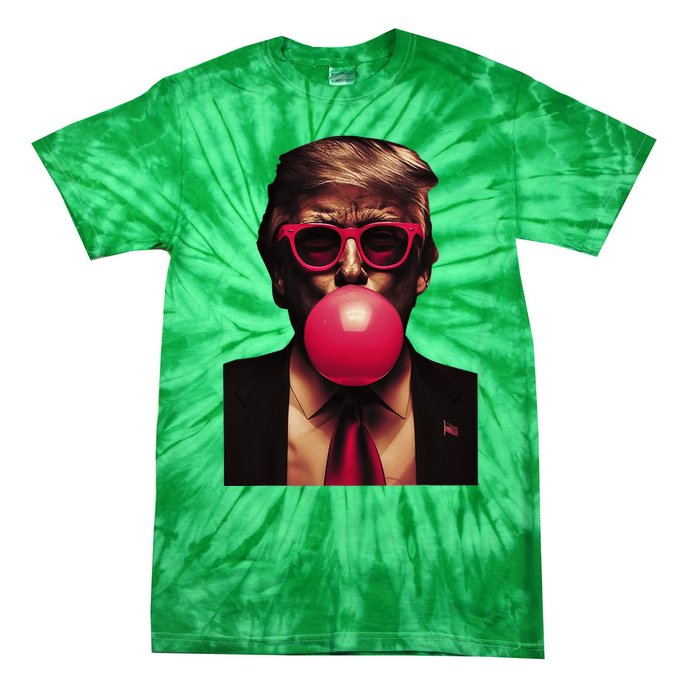 Trump Bubble Gum Fun And Bold Design Tie-Dye T-Shirt