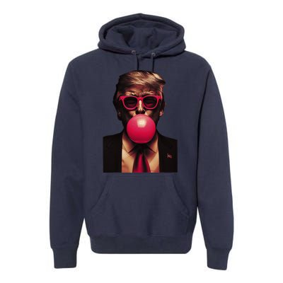 Trump Bubble Gum Fun And Bold Design Premium Hoodie