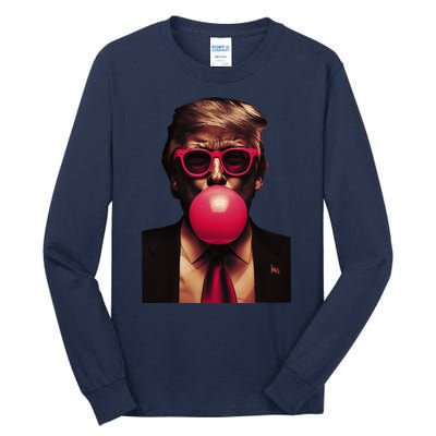 Trump Bubble Gum Fun And Bold Design Tall Long Sleeve T-Shirt