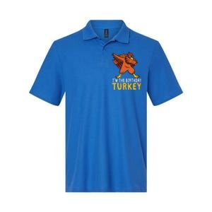 Thanksgiving Birthday Gifts Funny Bday Born On Thanksgiving Softstyle Adult Sport Polo