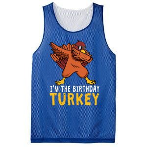 Thanksgiving Birthday Gifts Funny Bday Born On Thanksgiving Mesh Reversible Basketball Jersey Tank