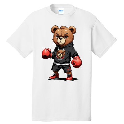 Teddy Bear Gangster Boxer With Hip Hop Street Clothes Tall T-Shirt