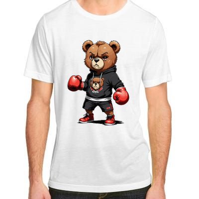 Teddy Bear Gangster Boxer With Hip Hop Street Clothes Adult ChromaSoft Performance T-Shirt