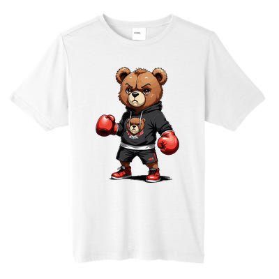 Teddy Bear Gangster Boxer With Hip Hop Street Clothes Tall Fusion ChromaSoft Performance T-Shirt