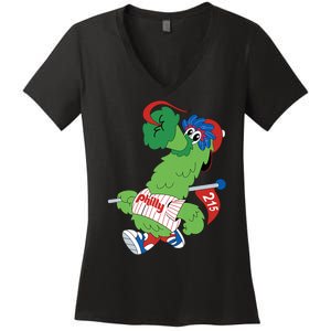 The Big Green Guy Big Phanatic Women's V-Neck T-Shirt