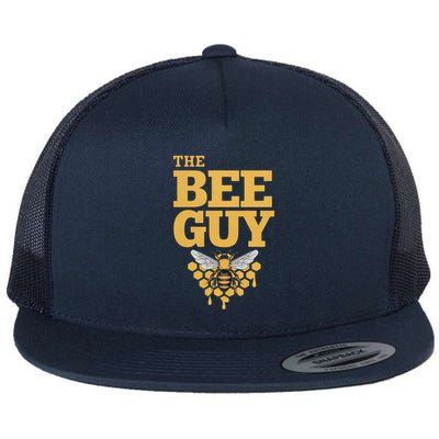 The Bee Guy Beekeeper Apiculture Bee Keeper Beekeeping Bee Lovers Honeybees Flat Bill Trucker Hat